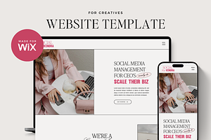 Website Template For Services