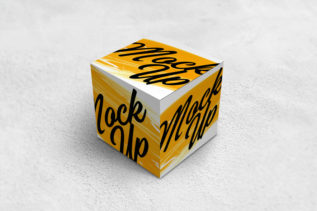 Square Box Package, a Cups & Container Mockup by shaman (Photo 6 of 7)