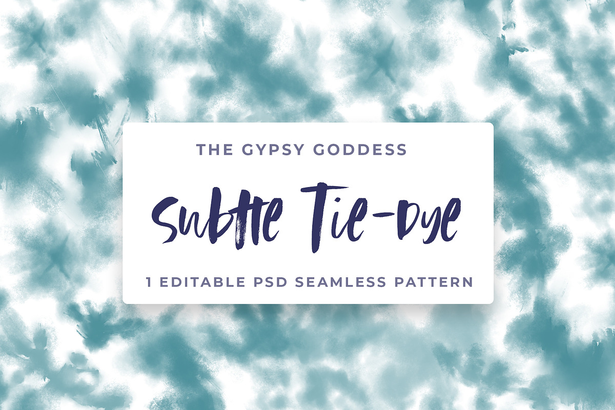 Subtle Tie-Dye Seamless Pattern, a Pattern Graphic by The Gypsy Goddess (Photo 1 of 5)
