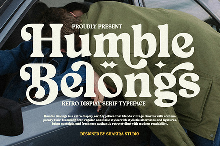 Humble Belongs - Retro Serif, a Serif Font by Shakira Studio