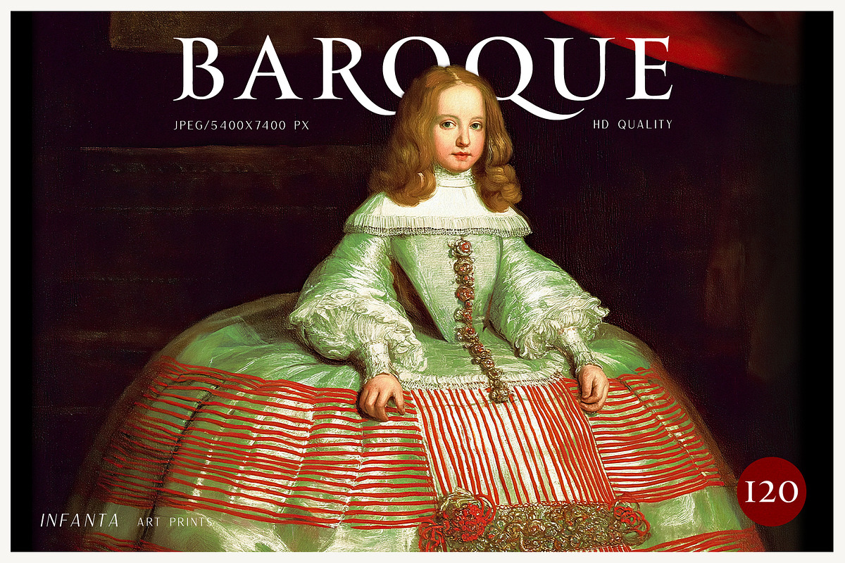 Infanta - Baroque Art Prints Set, an Object Graphic by Kaleriia (Photo 1 of 17)