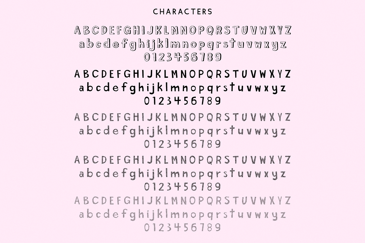 Bubblewink Sans - Fonts for Layering, a Sans Serif Font by Beck McCormick (Photo 10 of 10)