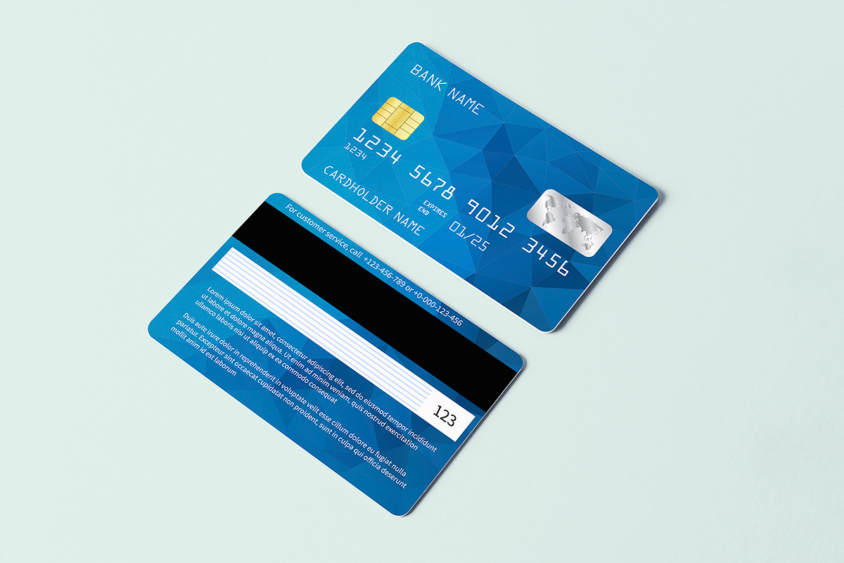 Credit Card Mockup, a Product Mockup by Graphicnugget (Photo 4 of 8)