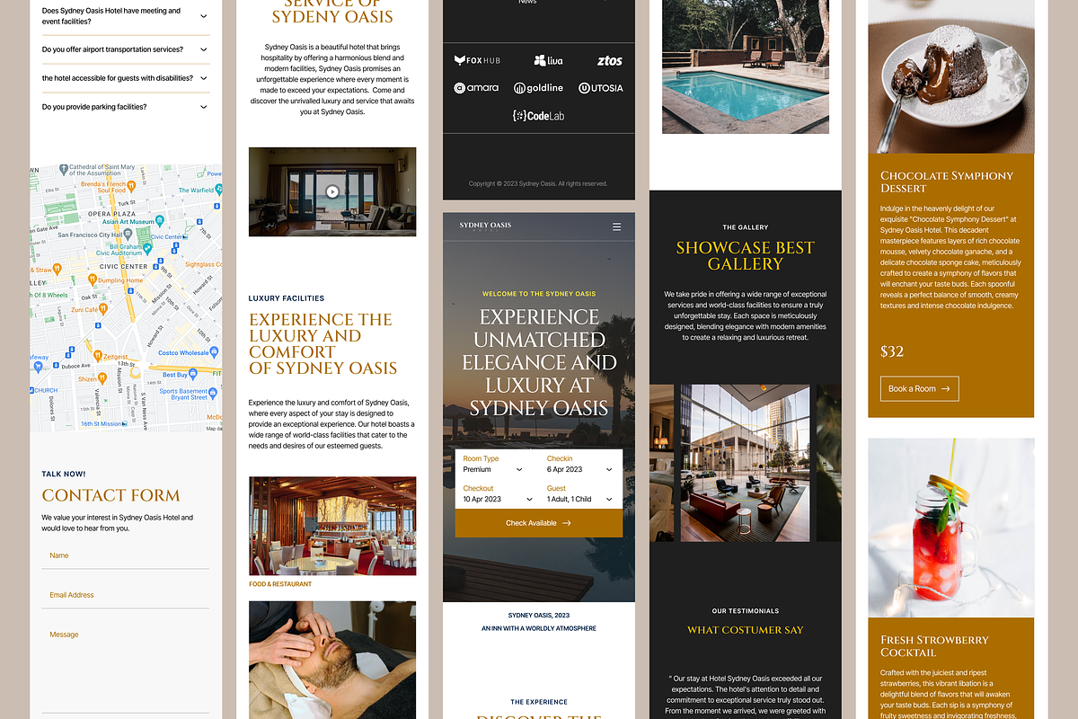 Sydney Oasis - Hotel Booking Landing, a Landing Page Template by SundayWorkTeam (Photo 4 of 6)