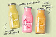 Fruit Salad Brush Font + Extras, a Script Font by milenabdesign (Thumbnail 2 of 10)