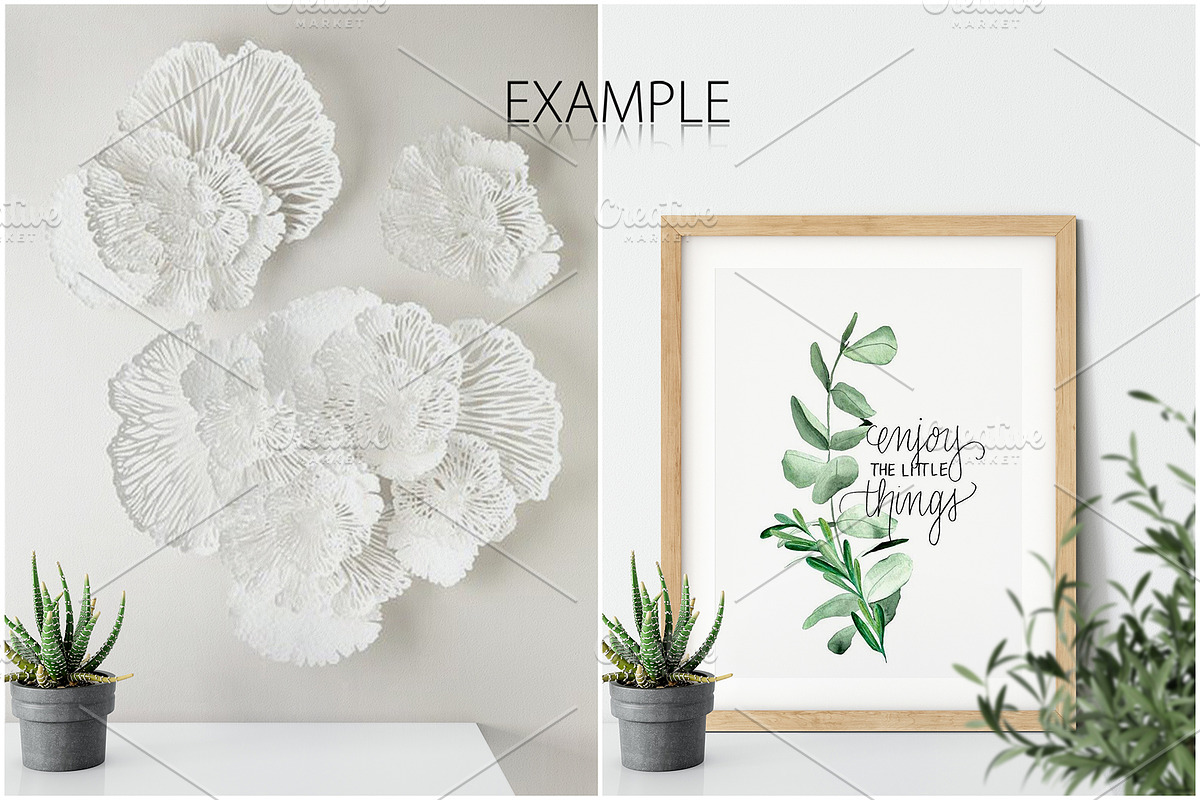 Frames & Walls Mockup Bundle - 5, a Print Template by Yuri-U (Photo 24 of 31)
