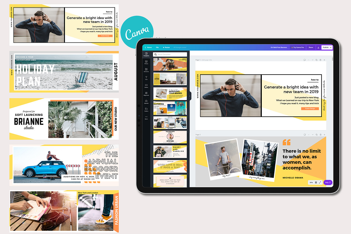 Facebook Bold | Canva, a Social Media Template by Analogi Studio (Photo 2 of 12)
