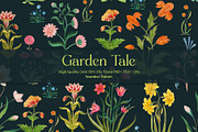 Garden Tale Prints & Patterns, a Pattern Graphic by GND ART STUDIO (Thumbnail 1 of 8)