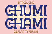 Chumi Chami Display Typeface Font, a Sans Serif Font by Storytype Studio (Thumbnail 1 of 15)