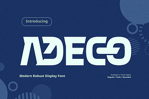Adeco - Robust Display Font