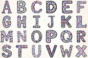 Watercolor Alphabet And Letter Clipa, an Illustration by DreamCafeArt (Thumbnail 2 of 5)