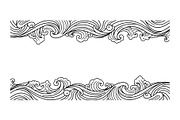 Vintage Wave Ornament Frame Bundle, an Illustration by Designer_Momina (Thumbnail 10 of 51)