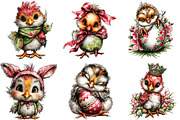 Whimsical Easter Chick Clipart, a Graphic by CitraGraphics (Thumbnail 3 of 4)