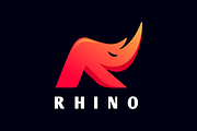 R Letter Rhino Logo, a Branding & Logo Template by VectorCrow (Thumbnail 2 of 2)
