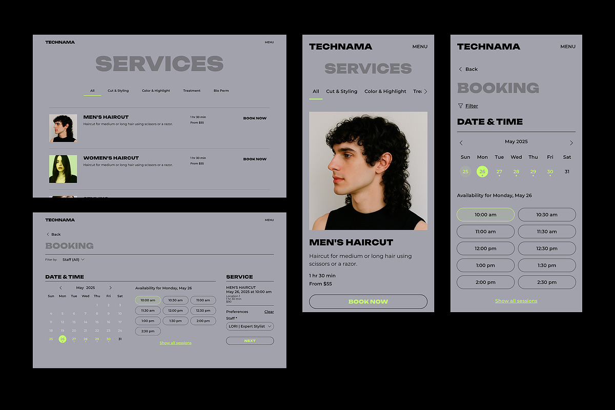Hair Salon Website - Wix Template, a Wix Template by Ira Banana Studio (Photo 10 of 11)