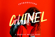 GUINEL - Brush Font, a Script Font by NTC Graphic (Thumbnail 1 of 5)