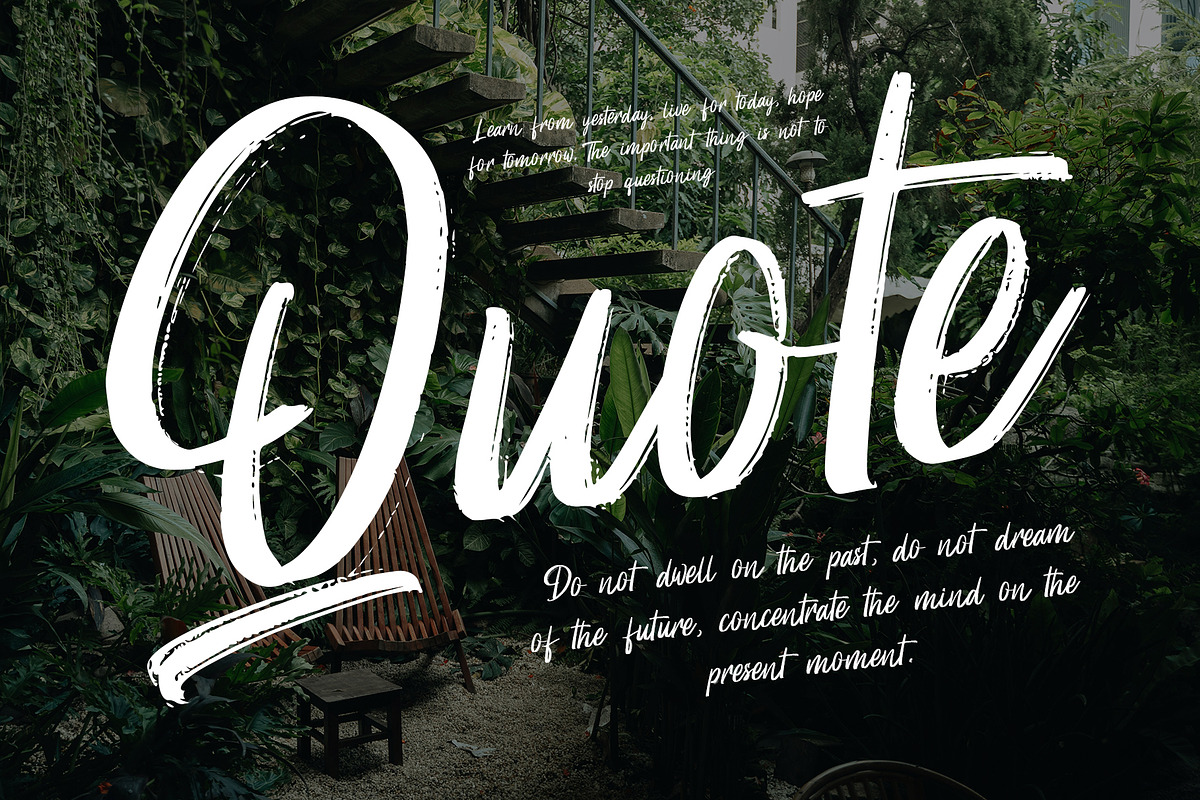Theatre - Handwritten Brush Typeface, a Handwritten Font by Aksapix Studio (Photo 4 of 7)