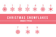 Christmas Snowflakes Dingbats Font, a Symbol Font by Minimalartstudio (Thumbnail 3 of 3)