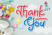 Baby Gumbout Font, a Script Font by Mabhal Studio (Thumbnail 6 of 6)