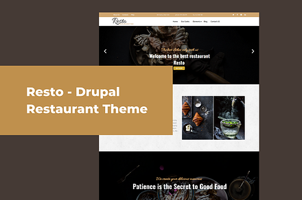 Resto - Drupal Restaurant Theme