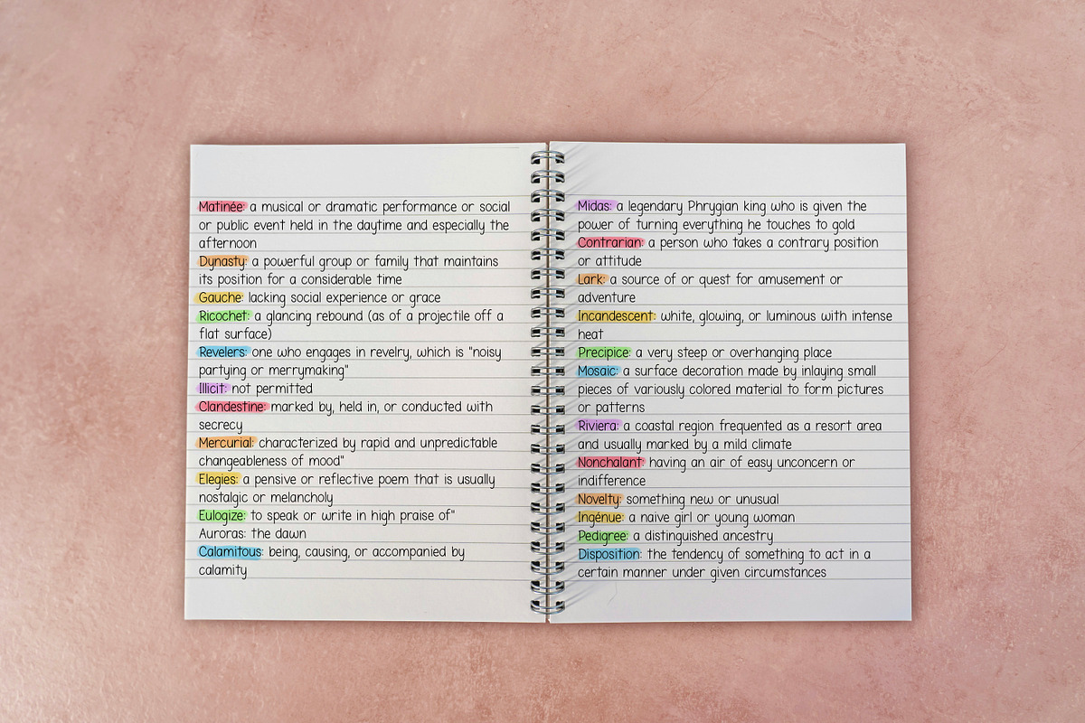 School Notes Handwritten Font, a Handwritten Font by The Creative Bix (Photo 13 of 13)