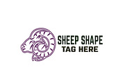Sheep Shape Logo, a Branding & Logo Template by sologeek (Thumbnail 3 of 3)