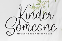 Kinder Someone | Script Font