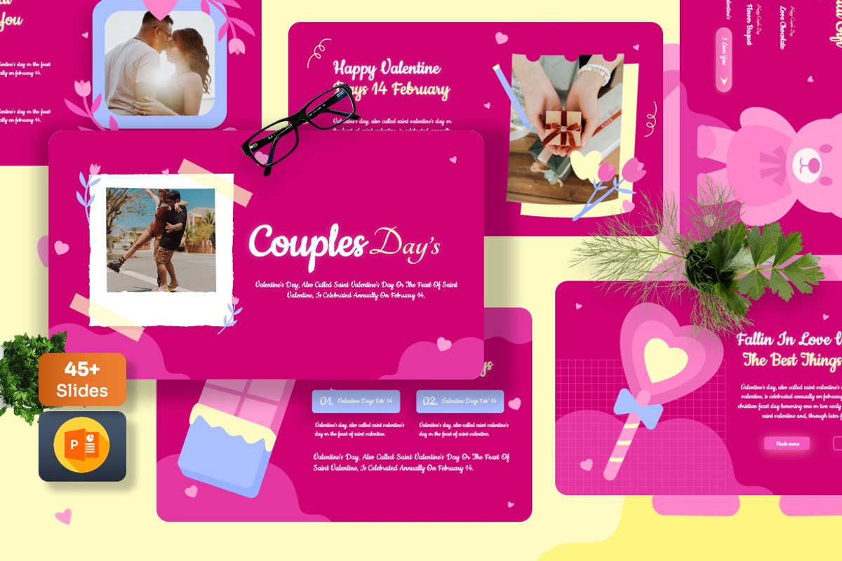 Couples - 14 February Powerpoint, a Presentation Template by Dhabee (Photo 1 of 8)