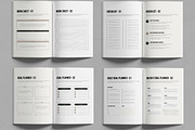 Course Workbook Template  Printable, a Brochure Template by MightyDesign (Thumbnail 3 of 6)