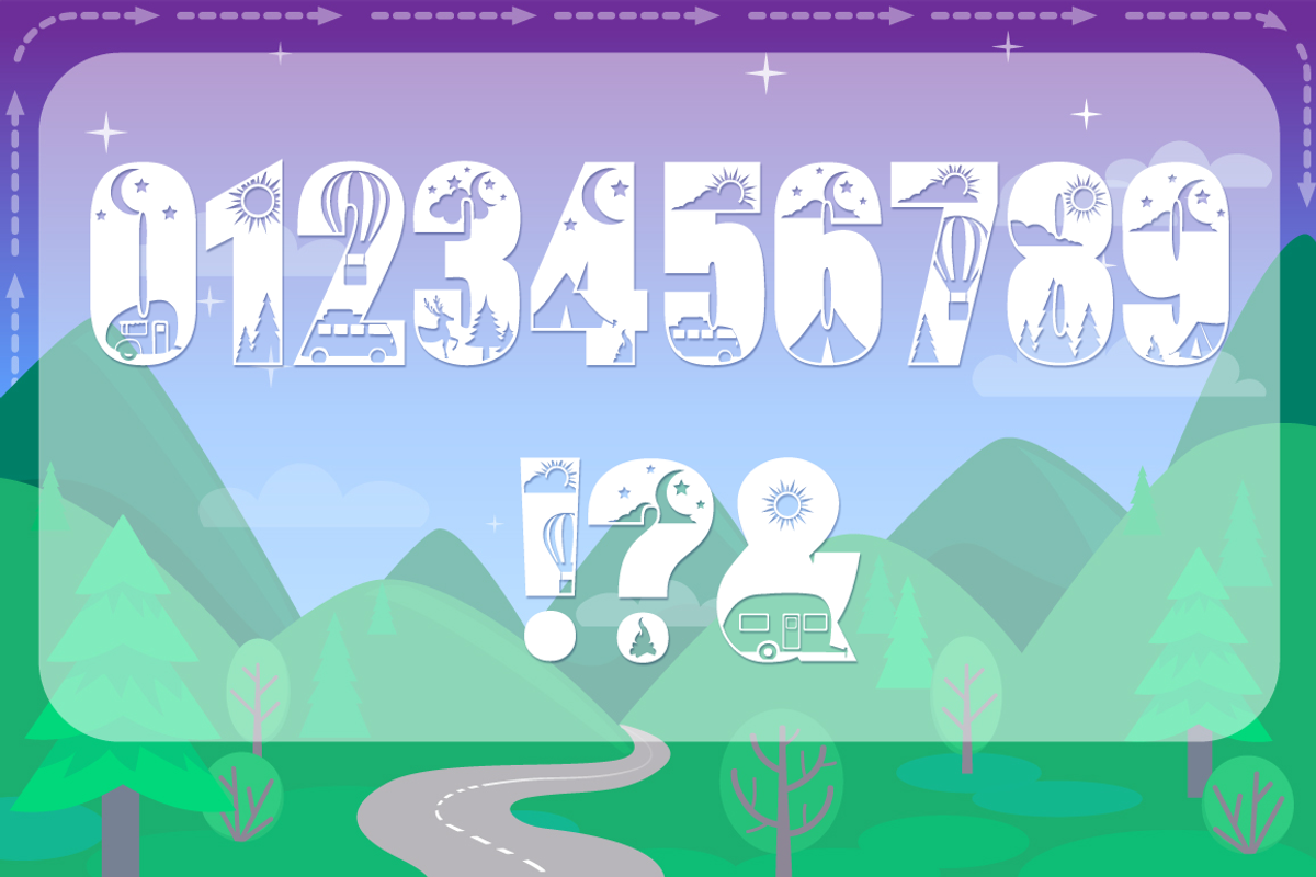 Camping Font - Let's Go Camping preview 4