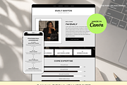 Resume Website Template Simplistic, a Landing Page Template by The Pixel Palace (Thumbnail 1 of 6)