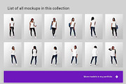 Female Apparel Mockup Template Set, a Shirt Mockup by PaperMoon (Thumbnail 4 of 5)