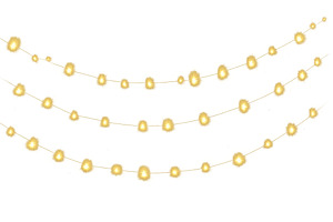String lights used for decoration, i, an Illustration by Dvoevnore photos