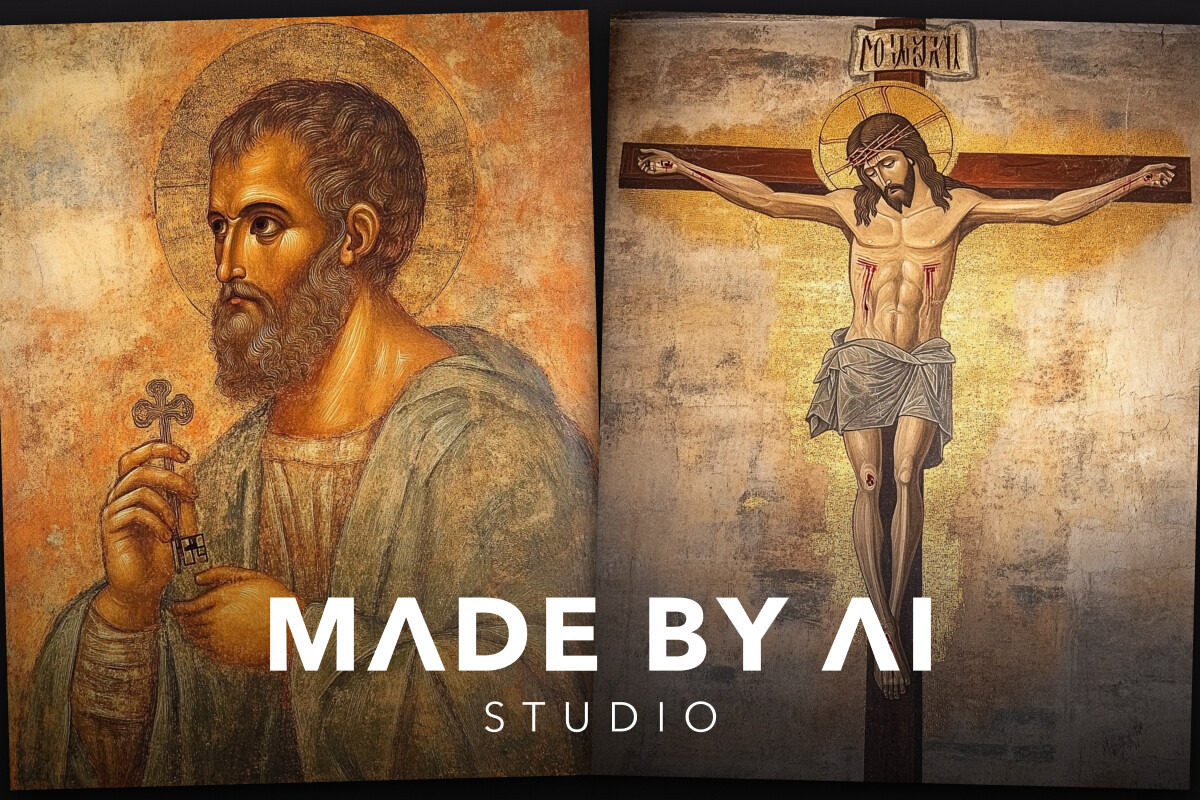 50 Christian Byzantine Art Prompts, an Object Graphic by MadeByAI Studio (Photo 3 of 5)
