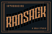 Ransack, a Blackletter Font by Badsign Type (Thumbnail 1 of 6)