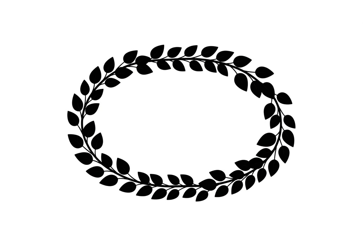 Botanical Oval Wreath Frame Bundle, an Illustration by Designer_Momina (Photo 46 of 51)