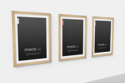 Framed Picture Mockup, a Print Template by KIPET (Thumbnail 10 of 14)