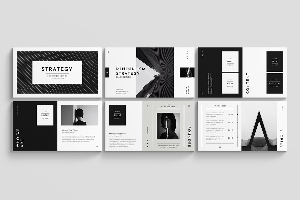 Strategy Presentation Template, a Presentation Template by E-Type (Photo 3 of 10)