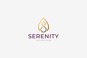 Serenity Logo Water Drop & Letter S, a Branding & Logo Template by Signatoro (Thumbnail 2 of 3)