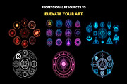 275+ Magic Rune Circles and Glyphs, an Object Graphic by Mikel Blazgad (Thumbnail 4 of 11)