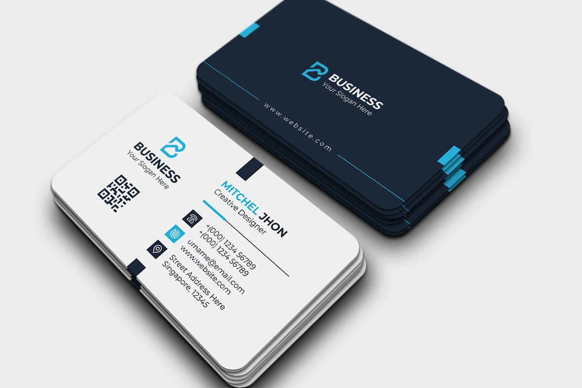 Creative And Corporate Business Card, a Business Card Template by GFXCity (Photo 2 of 3)