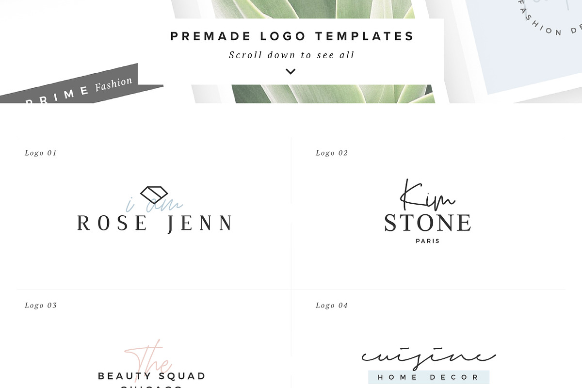 Boutique - Logos collection 01, a Branding & Logo Template by Davide Bassu