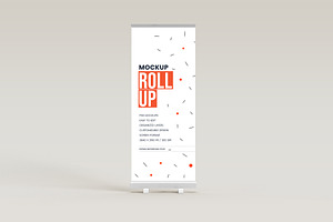 Roll Up Banner Mockup