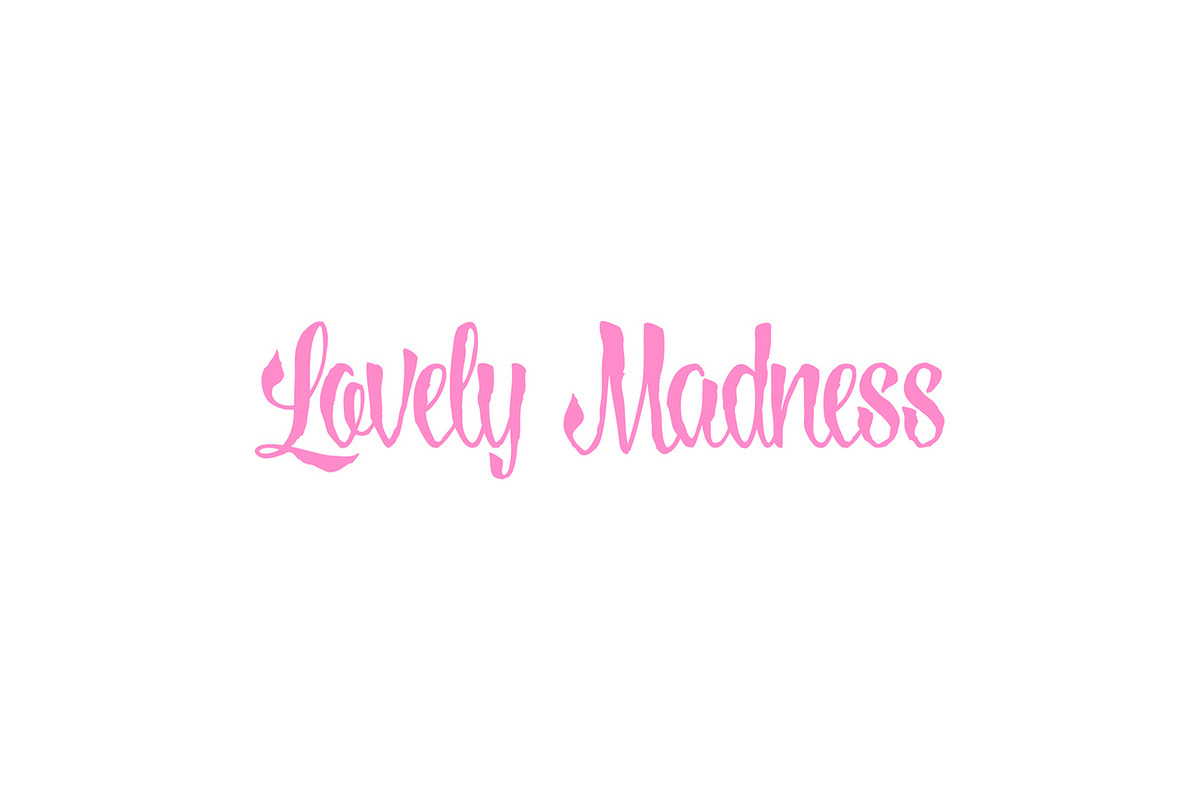 Lovely Madness, a Script Font by Mirco Zett (Photo 4 of 5)