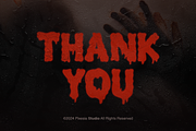 Bleed Out - Dripping Display Font, a Handwritten Font by Pixesia Studio (Thumbnail 12 of 12)