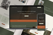One Page Therapist Website, a Squarespace Template by Pretty Boss Designs (Thumbnail 1 of 6)