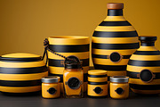 Yellow and Black World - 52 images, a Decorative Illustration by Handmadefont (Thumbnail 8 of 13)
