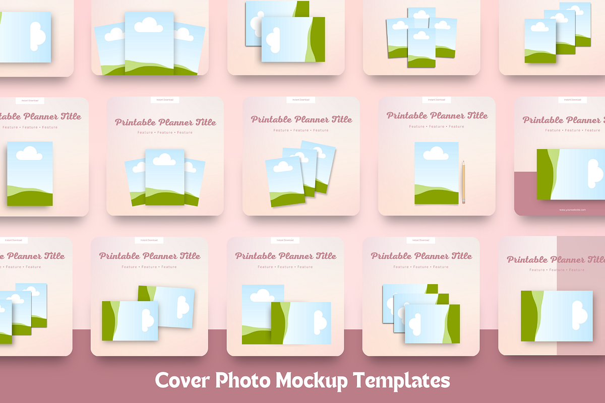 Etsy Listing Image Mockup Templates, a Templates & Theme by The Chaos Project (Photo 4 of 10)