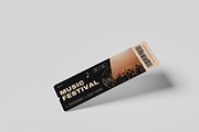 TICKET MOCKUP, a Print Template by kebunmockup (Thumbnail 4 of 5)