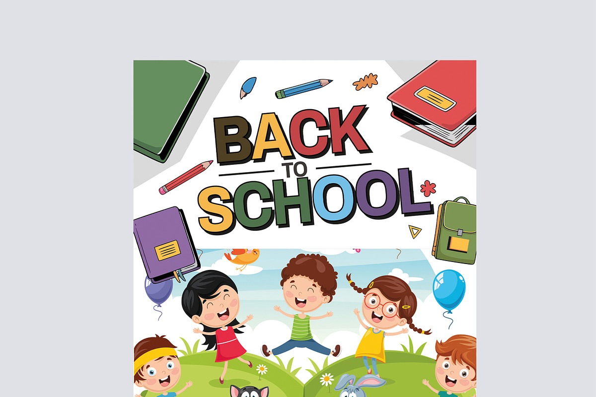 Back To School Flyer Template Design preview 4